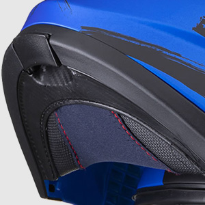 Casca moto modulara Black Optimus II - Destionation - Albastru mat