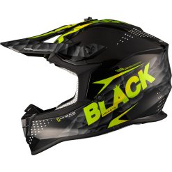 Casca Moto BLACK GRAVEL Negru-Verde